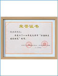 濱海新區(qū)建設模范